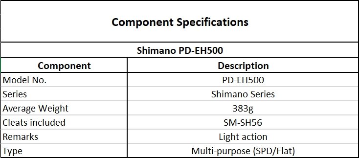 Shimano PD-EH500 Pedals | Hup Leong Company | The Bicycle People Shimano PD-EH500 Pedals | Hup Leong Company | The Bicycle People